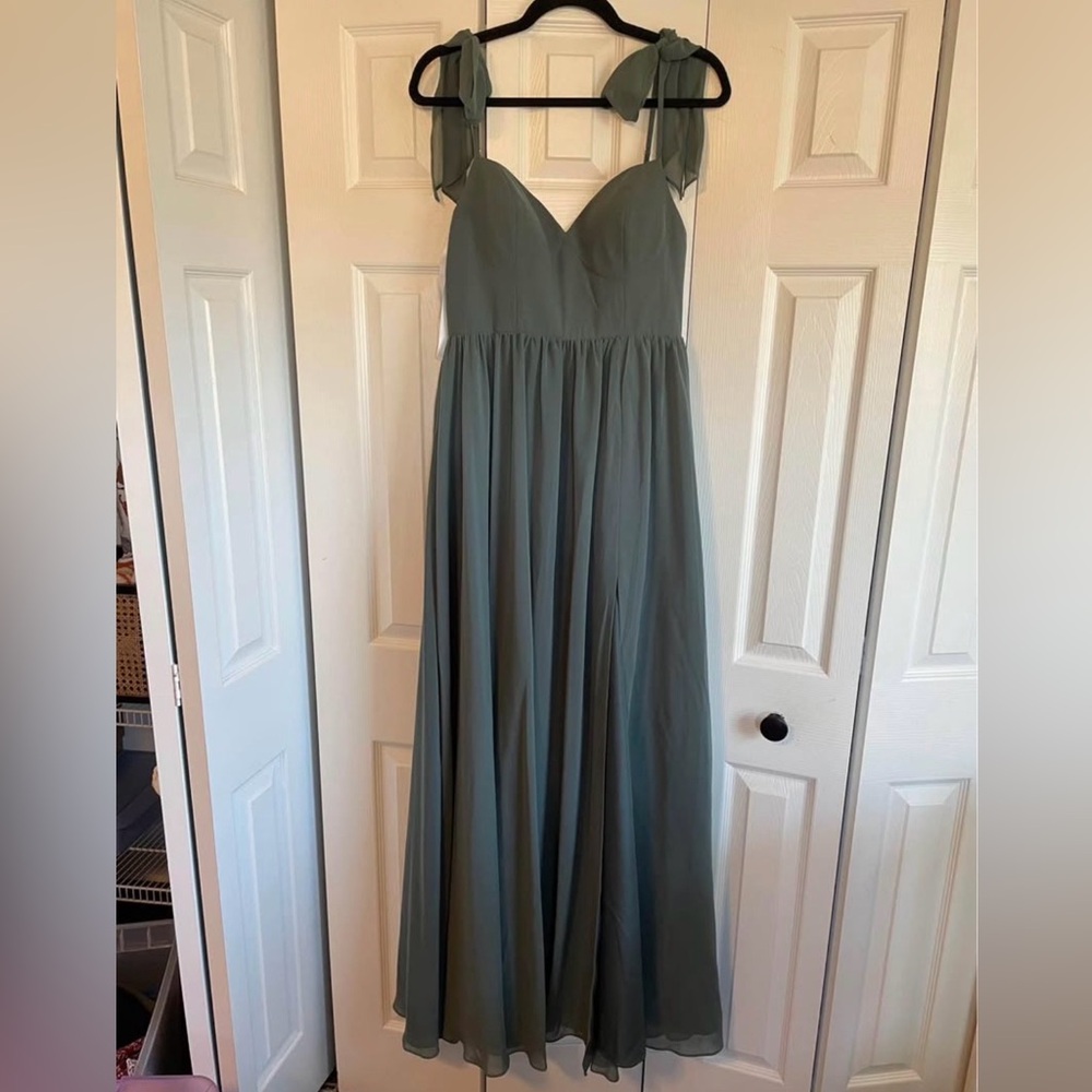 Revelry Eucalyptus Bridesmaid Dress